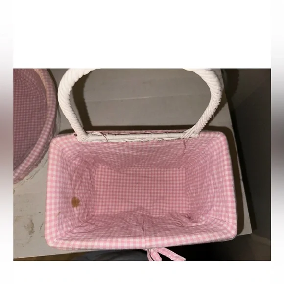 Pottery Barn Kids (PBK) Basket Set and Pull-Backs - Picture 6 of 12